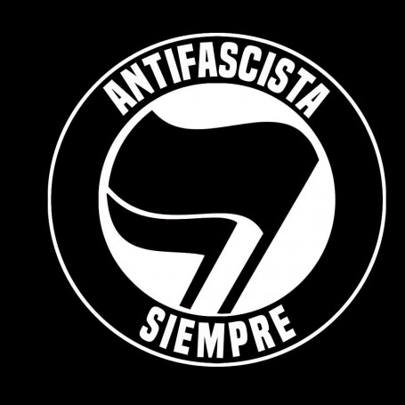 Imagen de CGT muestra su solidaridad con el antifascista de la CGT francesa apuñalado en París durante la proyección de una película.