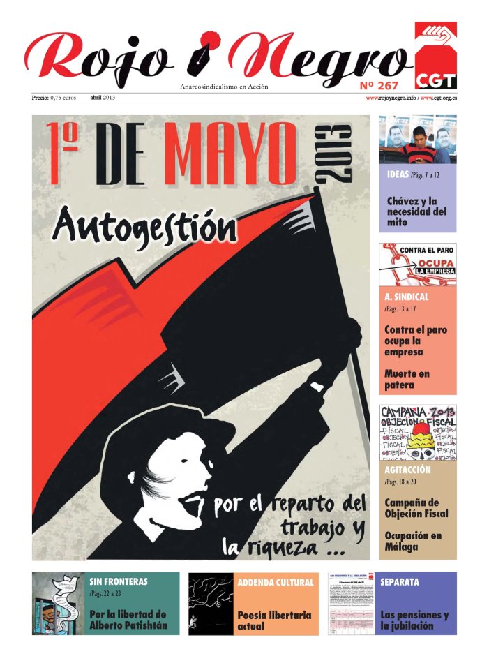 Imagen de Rojo y Negro 267 abril 2013 + Addenda Suplemento Cultural de RyN