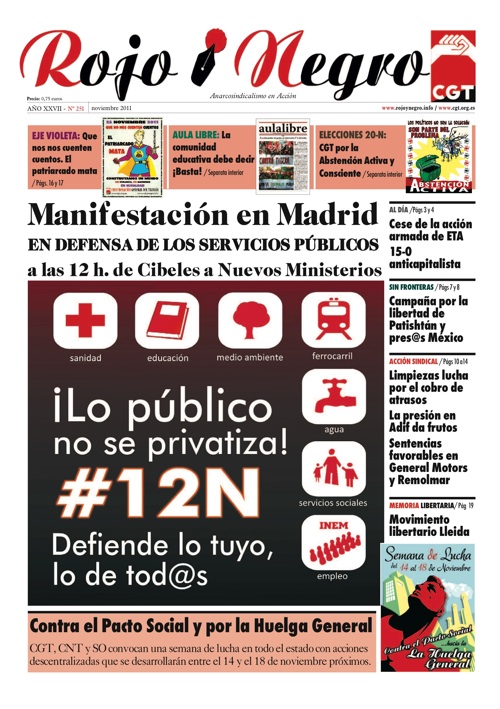 Imagen de Rojo y Negro 251 – noviembre 2011