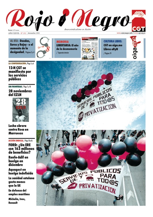 Imagen de Rojo y Negro 252 – diciembre 2011