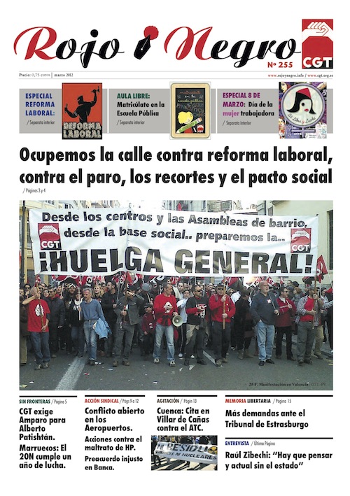 Imagen de Rojo y Negro 255 – marzo 2012