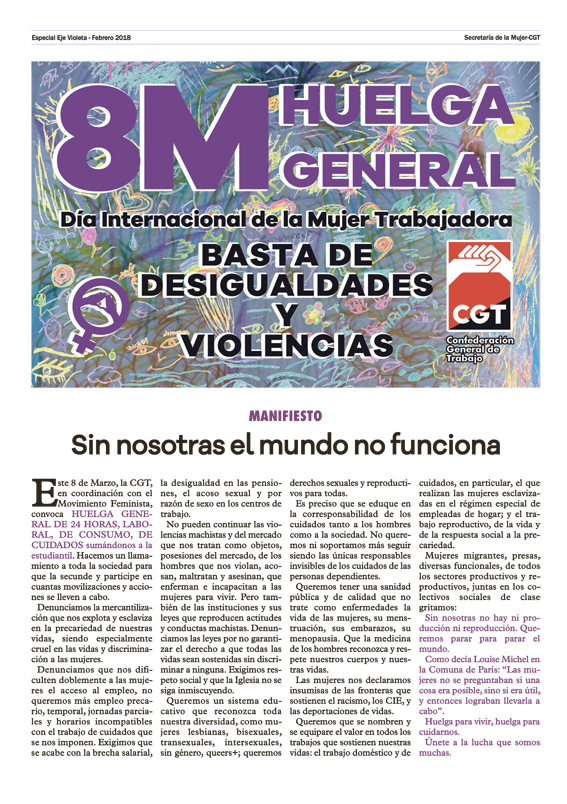 8 de marzo: Huelga General de las Mujeres