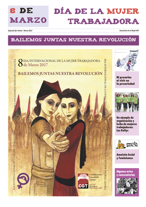 Imagen de 8 de Marzo, Día Internacional de la Mujer Trabajadora: ¡Bailemos juntas nuestra revolución!, marzo 2017