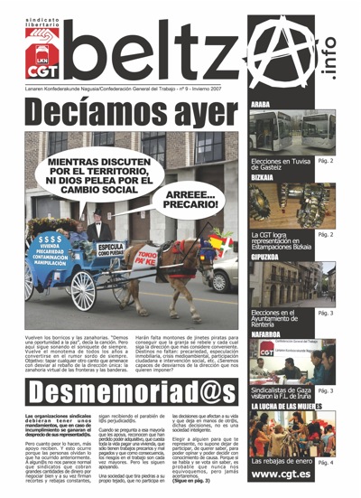 Imagen de Beltza 9 – Invierno 2007