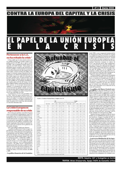 Imagen de Contra la Europa del Capital IV : El papel de la Unión Europea en la crisis