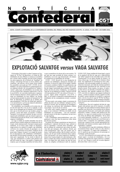 Imagen de Noticia Confederal octubre 2006