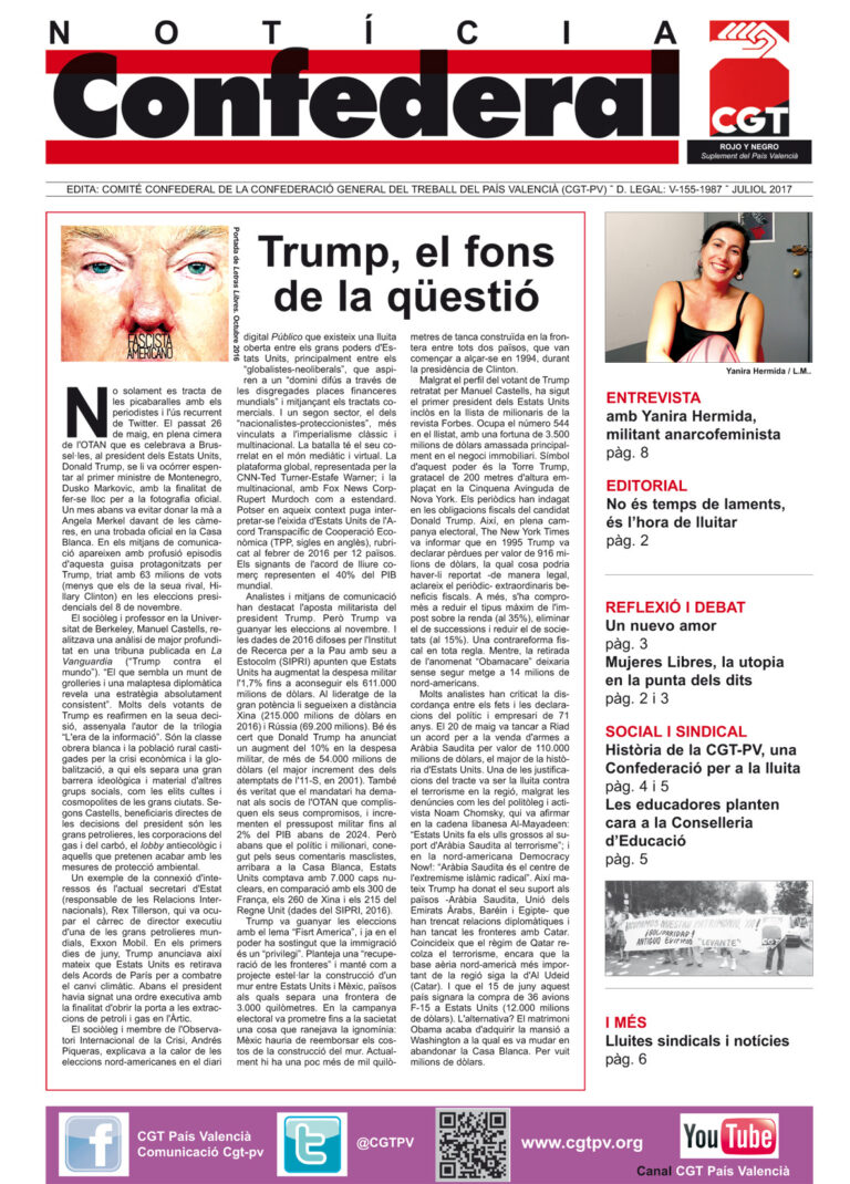 Notícia Confederal julio 2017