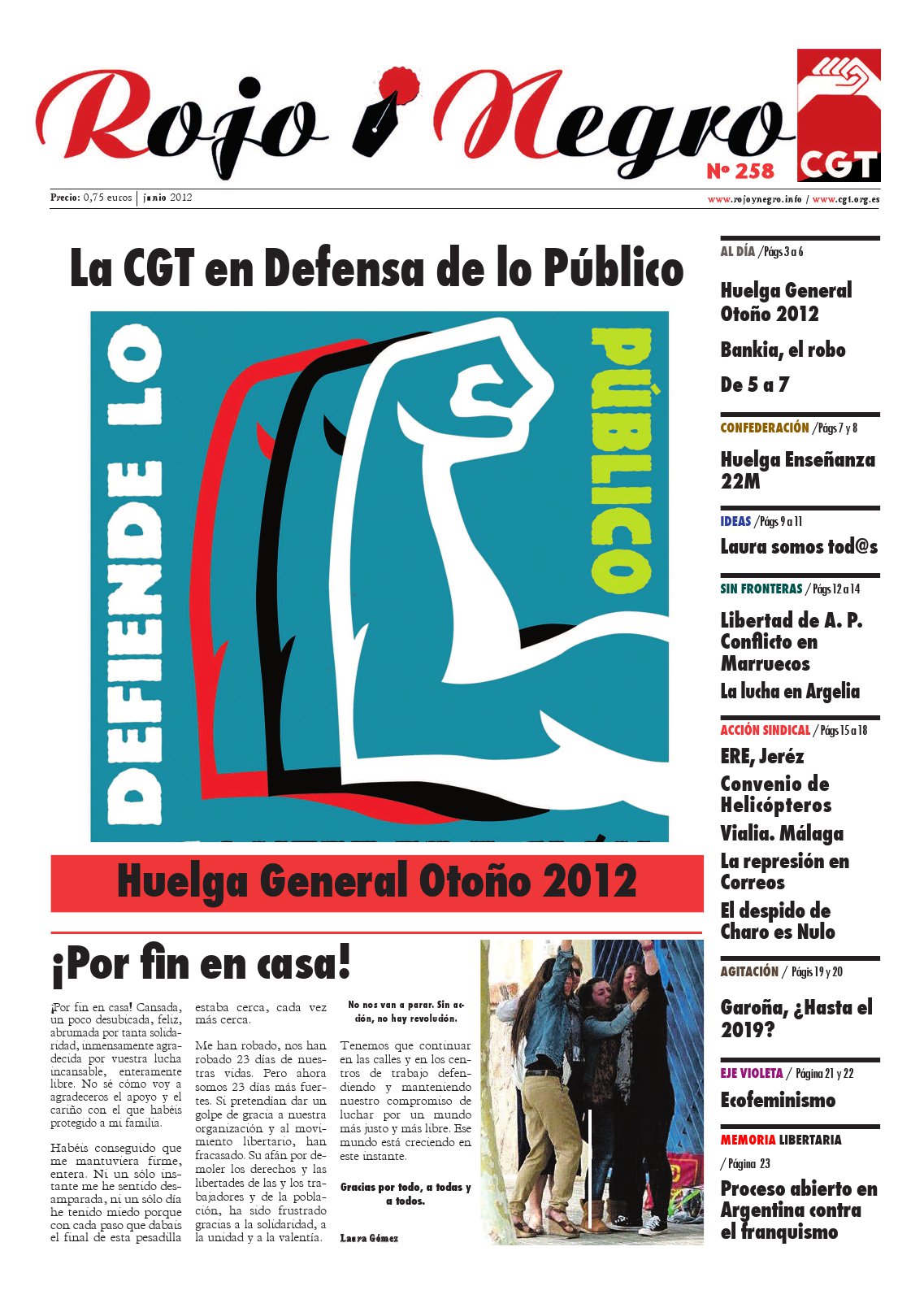 Imagen de Rojo y Negro 258 – junio 2012