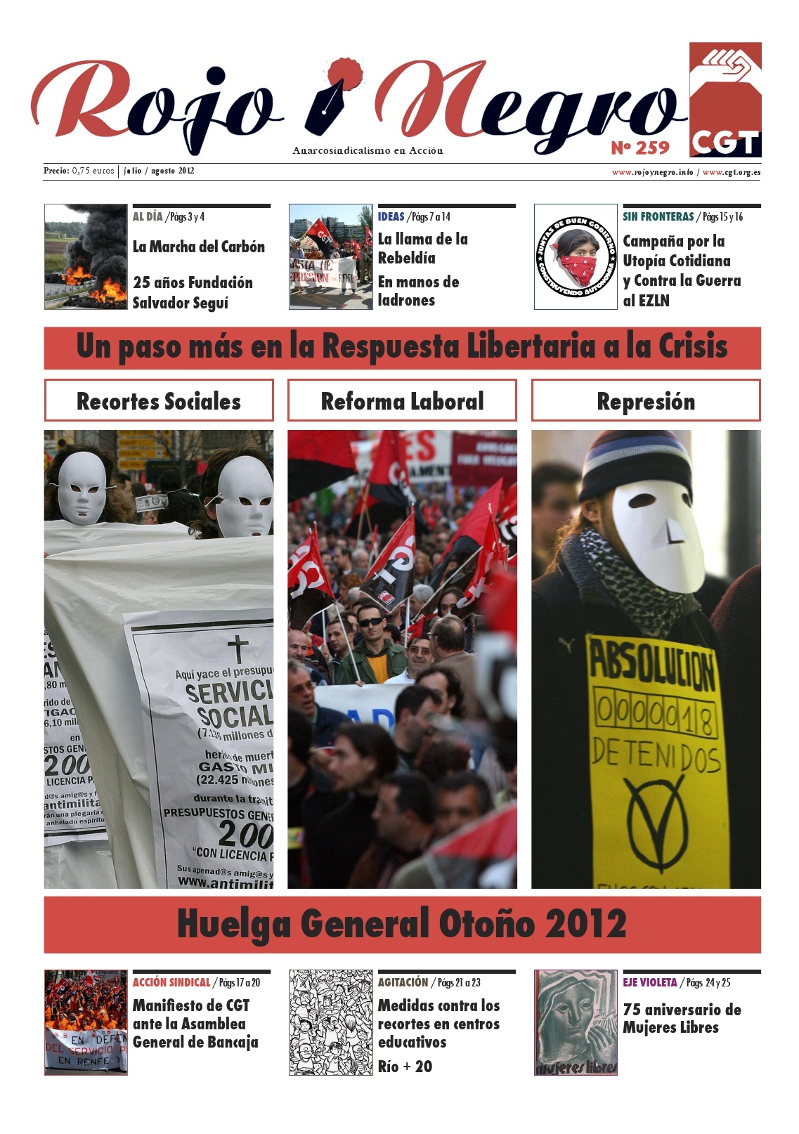 Imagen de Rojo y Negro nº 259 -julio/agosto 2012