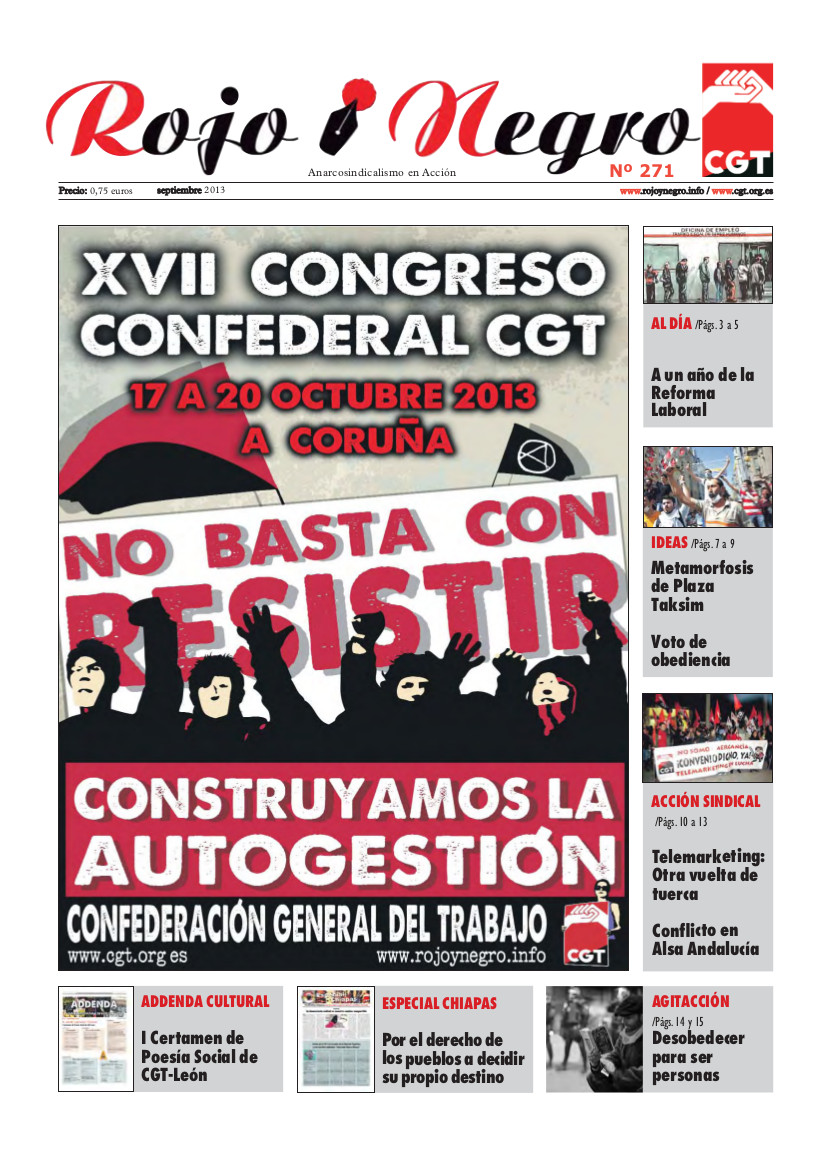 Imagen de Rojo y Negro 271 septiembre 2013