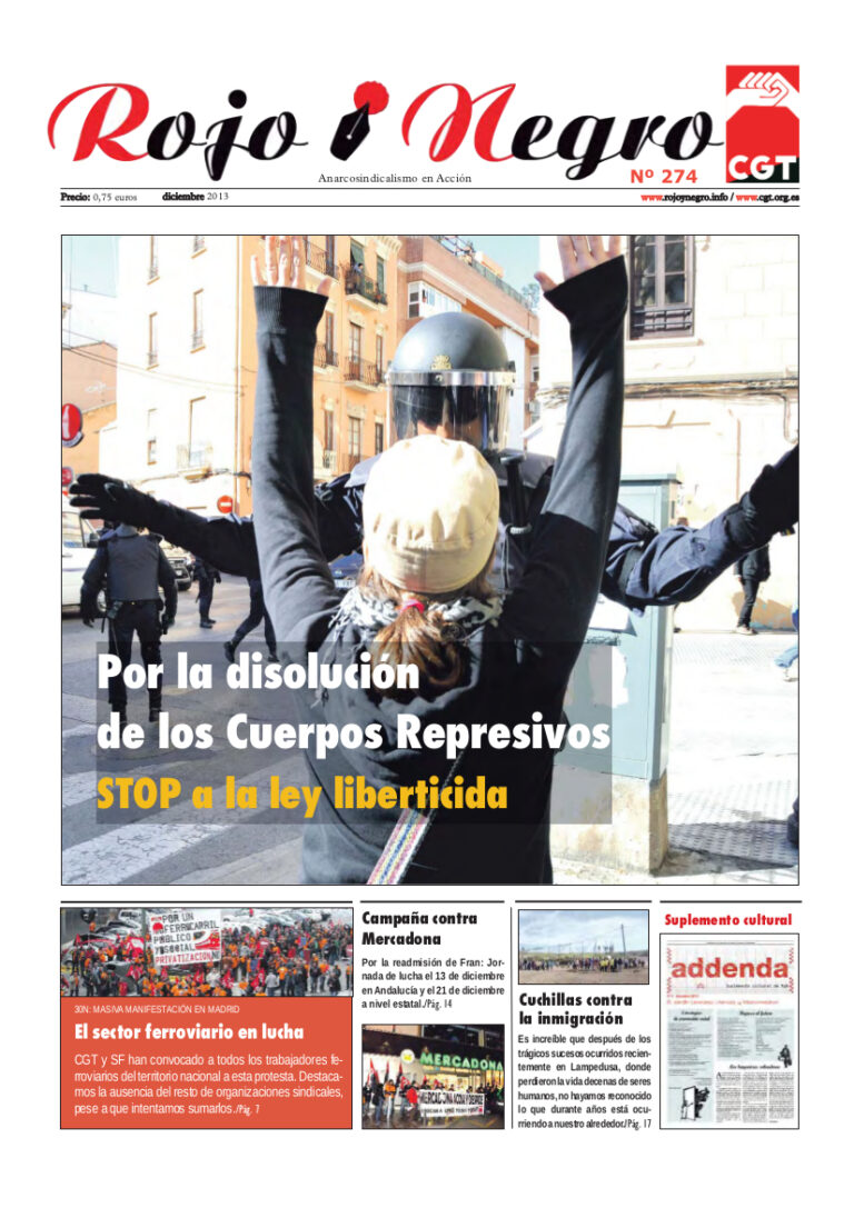 Rojo y Negro 274 – diciembre 2013