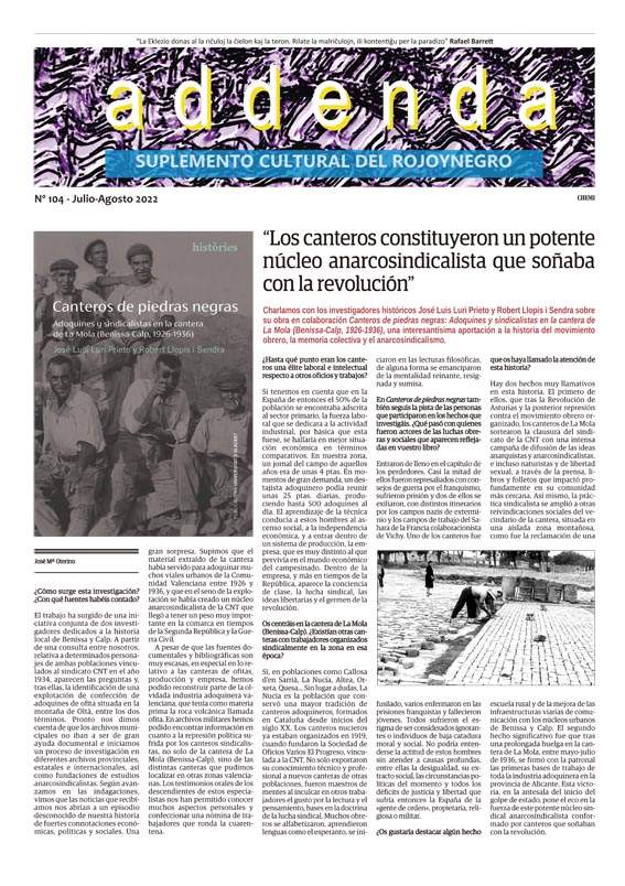 Imagen de Addenda, Suplemento Cultural del RyN – Nº 104 – Julio-Agosto 2022