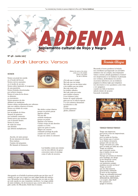 Imagen de Addenda, suplemento cultural del RyN – Nº 48, junio 2017