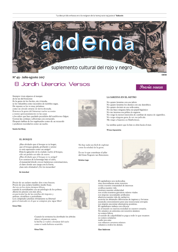 Imagen de Addenda, suplemento cultural del RyN – Nº 49, julio-agosto 2017
