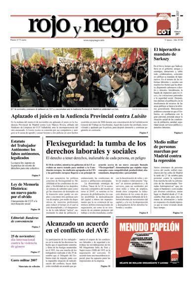 Imagen de Rojo y Negro 207 – noviembre 2007