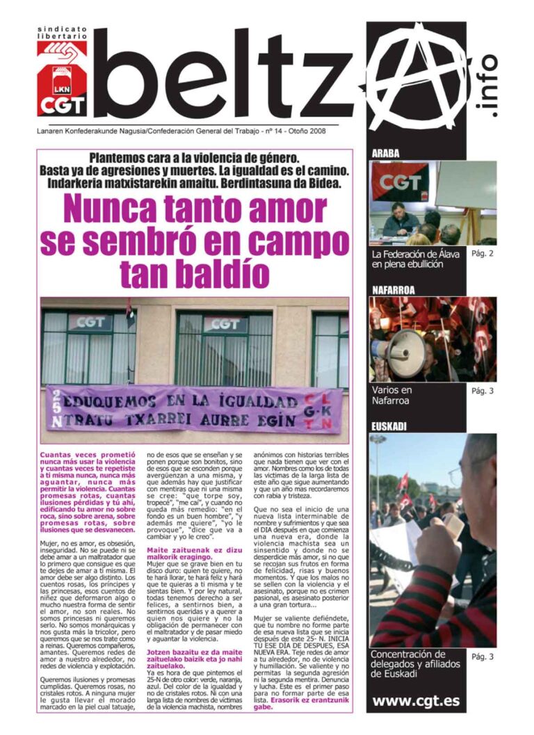 Beltza 14 – Otoño 2008