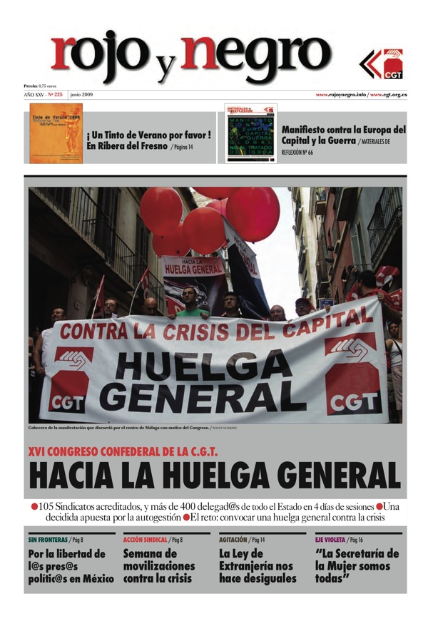 Imagen de Rojo y Negro 225 – junio 2009