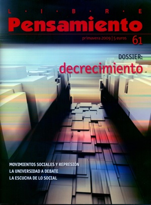 Imagen de Libre Pensamiento 61 – Primavera 2009