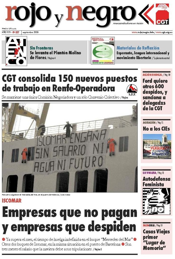 Imagen de Rojo y Negro 227 – septiembre 2009