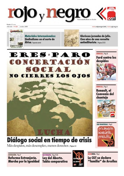 Imagen de Rojo y Negro 228 – octubre 2009
