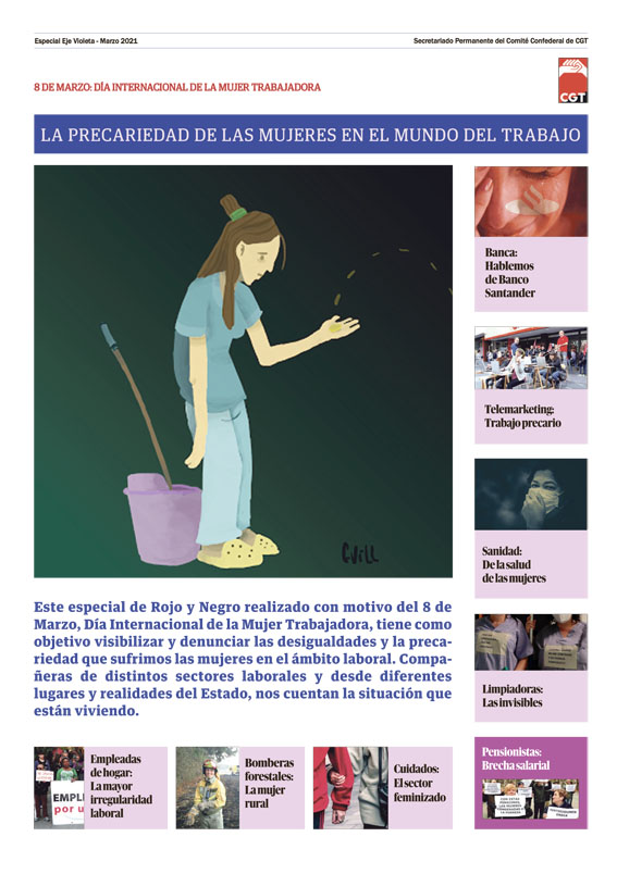 Imagen de Especial 8-M Día Internacional de la Mujer Trabajadora – Marzo 2021