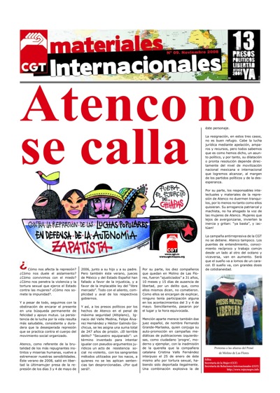 Imagen de Materiales Internacionales 9: Atenco no se calla