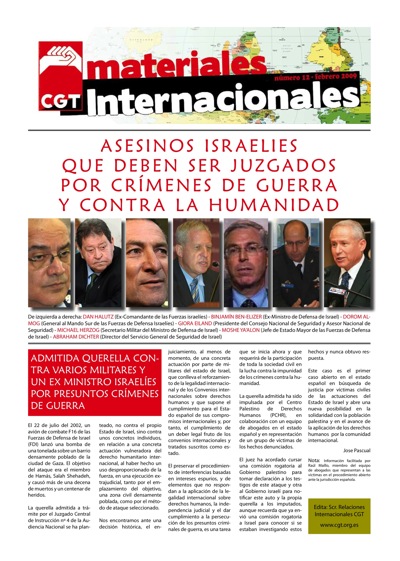 Imagen de Materiales Internacionales 12: Asesinos israelíes
