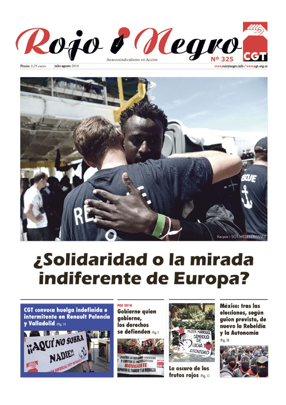 Imagen de Rojo y Negro Nº 325, julio-agosto 2018