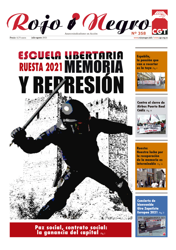 Imagen de Rojo y Negro Nº 358, julio-agosto 2021