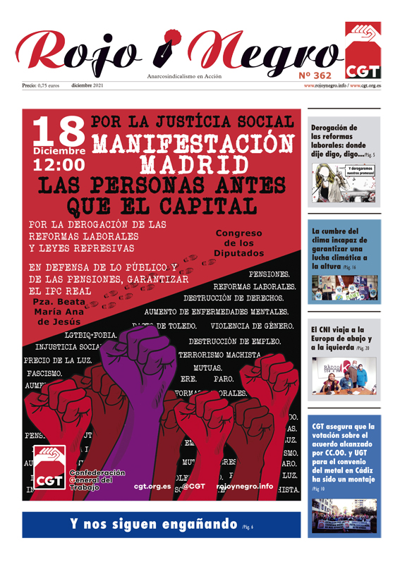 Imagen de Rojo y Negro Nº 362, Diciembre 2021
