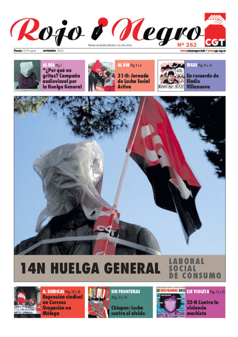 Rojo y Negro nº 262 Noviembre 2012