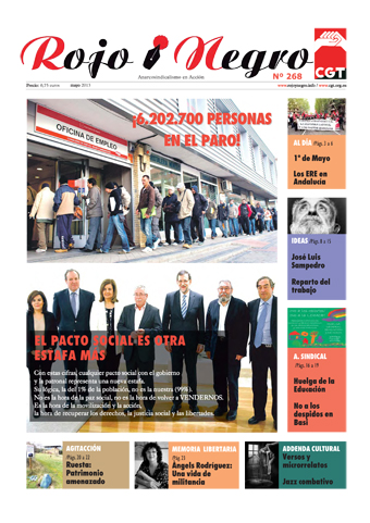 Imagen de Rojo y Negro 268 Mayo 2013 + Addenda, Suplemento Cultural de RyN