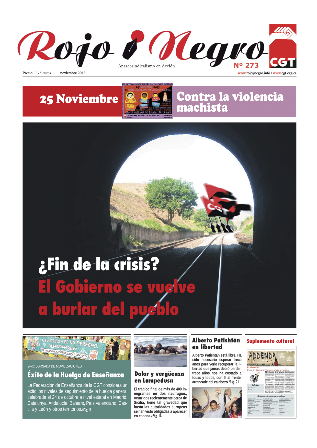 Imagen de Rojo y Negro Nº 273 – noviembre 2013