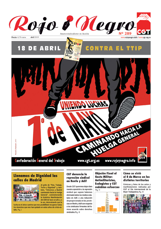 Imagen de Rojo y Negro Nº 289 – abril 2015