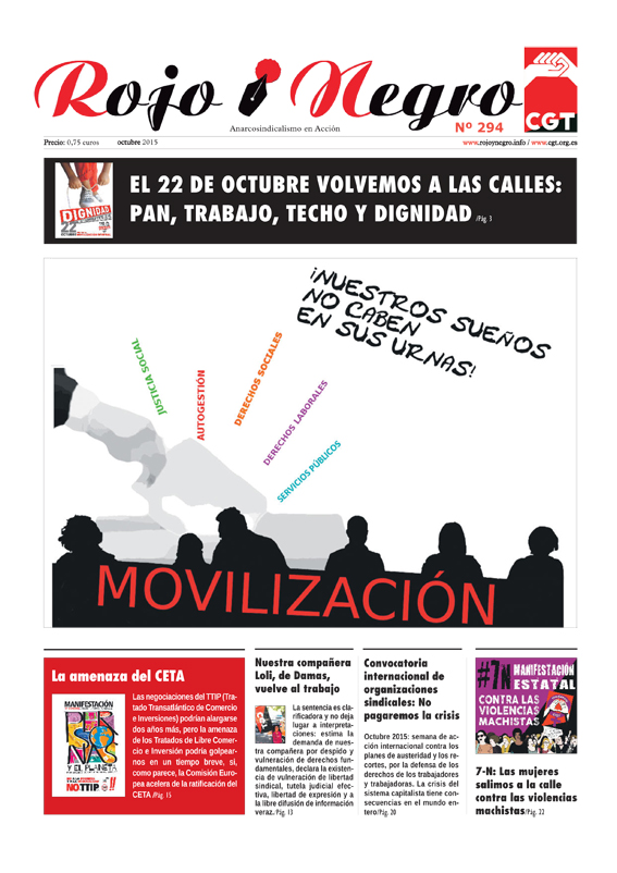 Imagen de Rojo y Negro Nº 294, octubre 2015