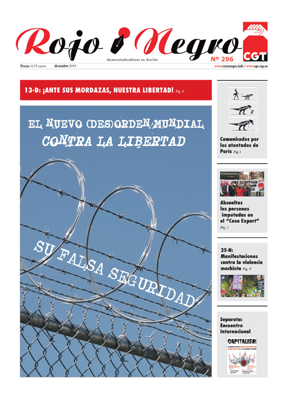 Imagen de Rojo y Negro Nº 296, diciembre 2015
