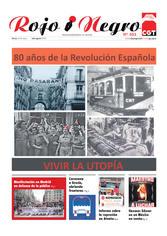 Imagen de Rojo y Negro Nº 303, julio-agosto 2016