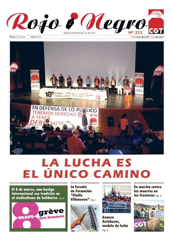 Rojo y Negro Nº 321, marzo 2018