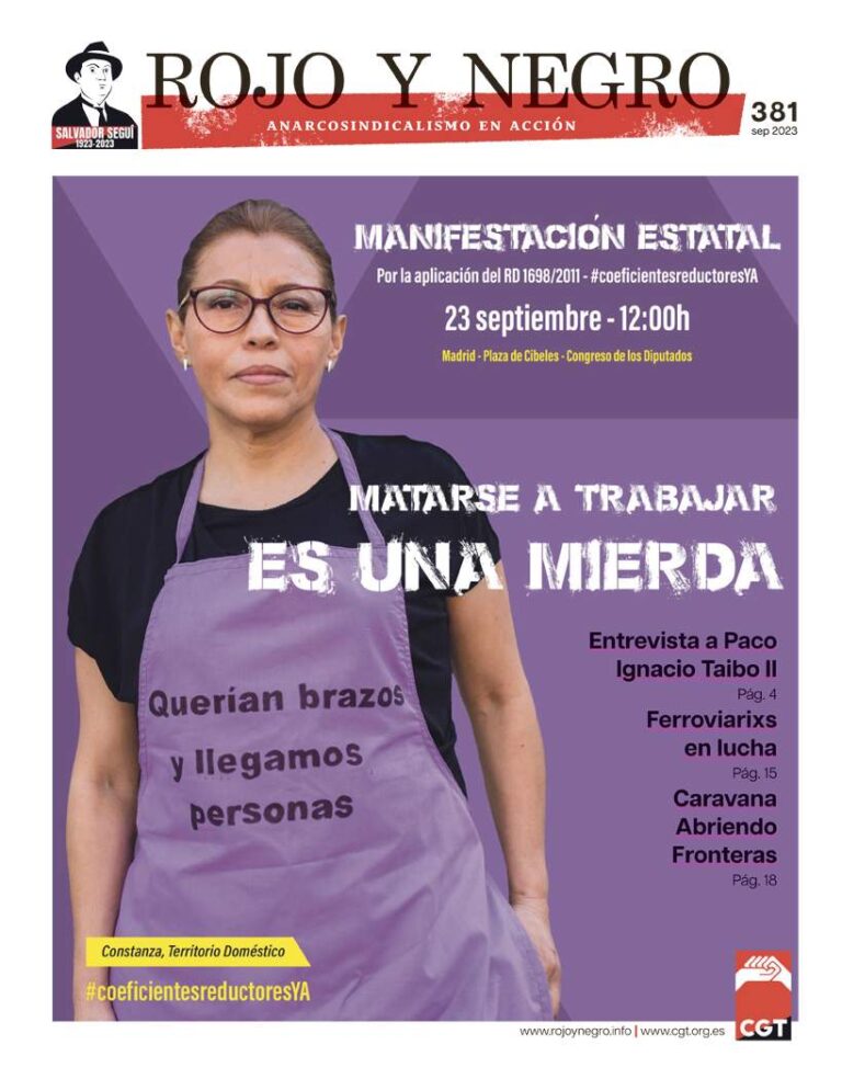 Rojo y Negro nº 381, Septiembre 2023
