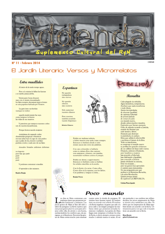 Imagen de Addenda, suplemento cultural del RyN – Nº 11, febrero 2014