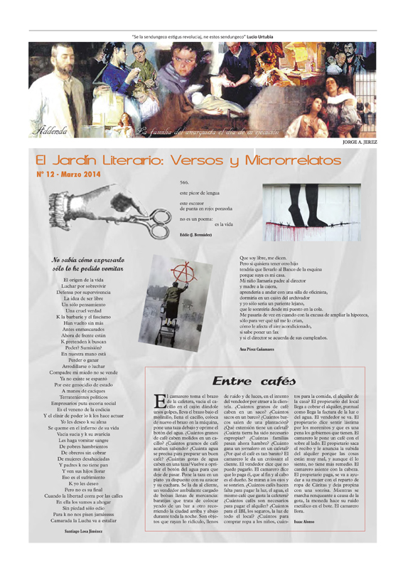 Imagen de Addenda, suplemento cultural del RyN – Nº 12, marzo 2014