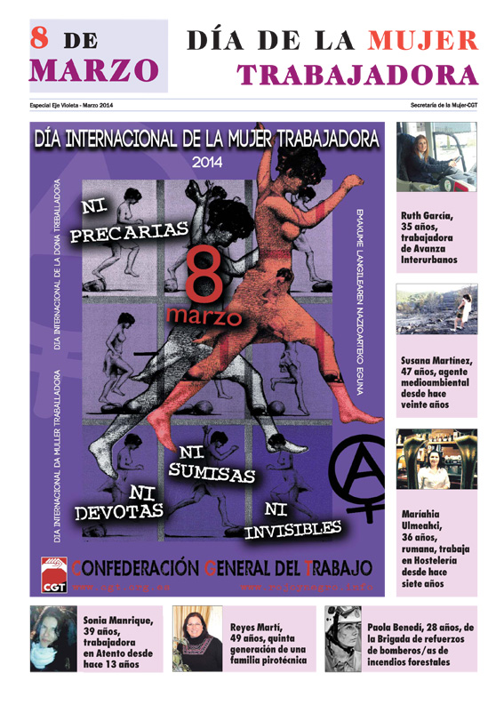 Imagen de Especial 8 de Marzo 2014, Día Internacional de la Mujer Trabajadora