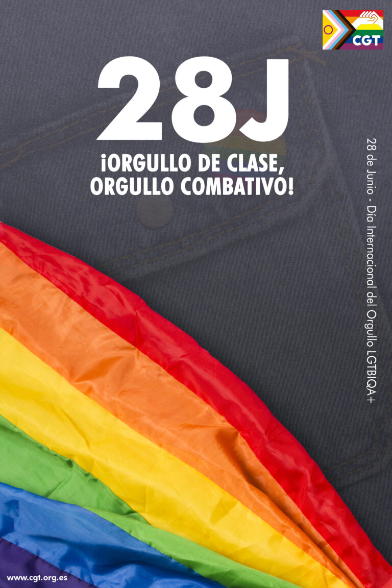 28J: ¡Por un Orgullo combativo y de Clase!