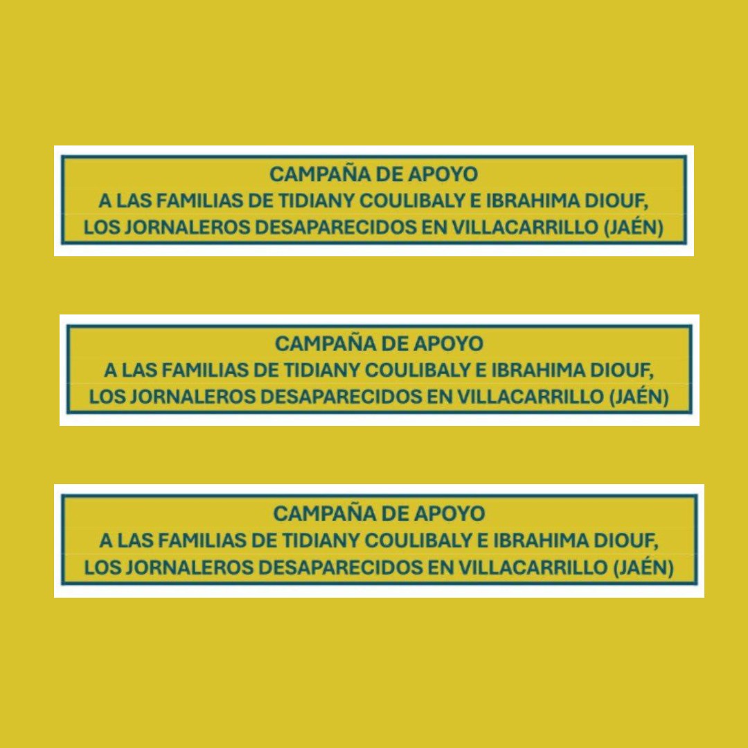 Imagen de Campaña de apoyo a las familias de Tidiany Coulibaly y de Ibrahima Diouf