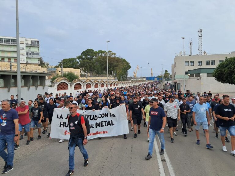 CGT continúa dando soporte a la huelga indefinida del metal gaditano