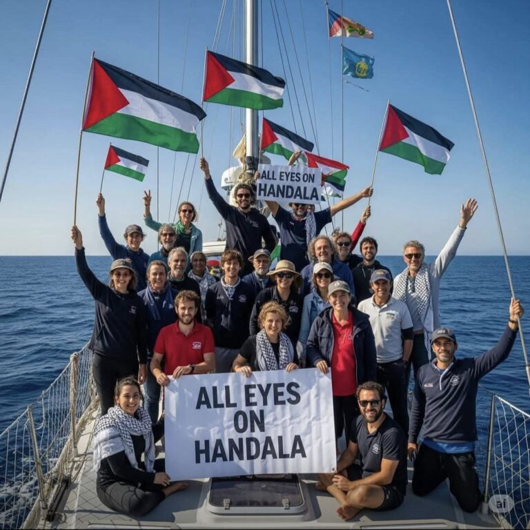 Desde CGT exigimos la inmediata liberación de las compañeras y compañeros de la Flotilla de la Libertad y el fin del Genocidio del pueblo palestino