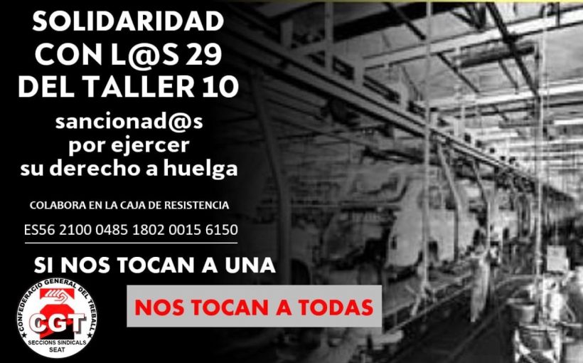 Imagen de SEAT sanciona a 29 trabajadoras por secundar una huelga contra la calor en el centro de trabajo