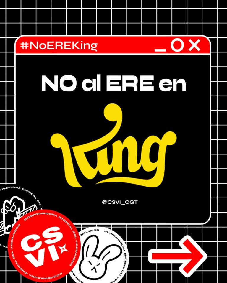 La plantilla de King se concentra en Barcelona para protestar por el ERE que quiere despedir a 75 personas