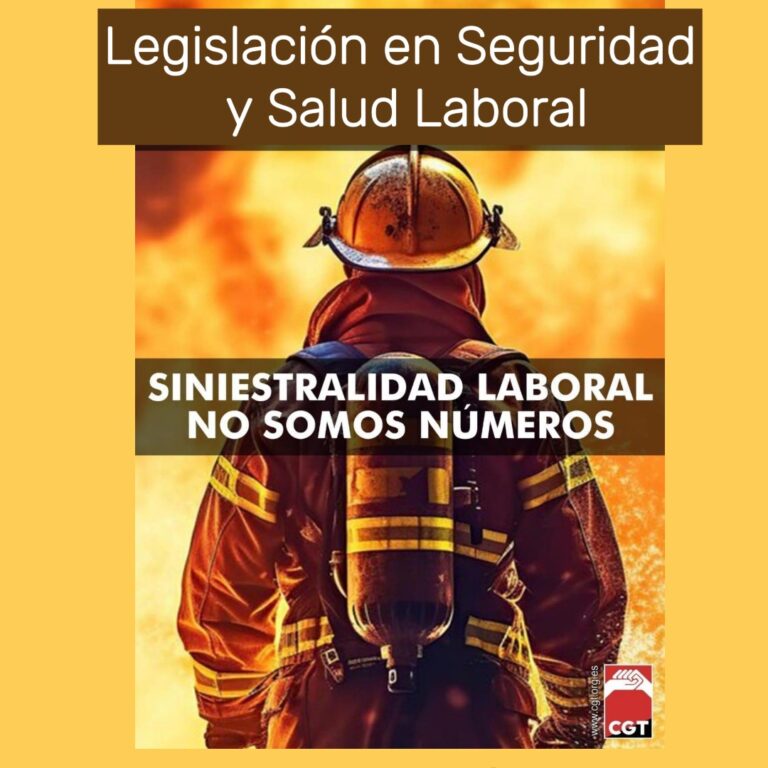 Legislación en materia de Seguridad y Salud Laboral