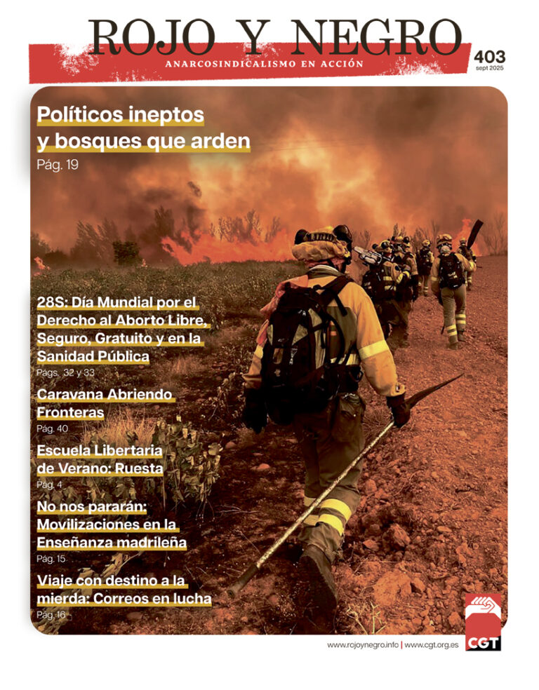 Rojo y Negro nº 403, Septiembre 2025
